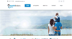 Desktop Screenshot of healthbrokersonline.com